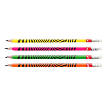 Kores Crayon  papier "Grafitos Neon", degr de duret: HB