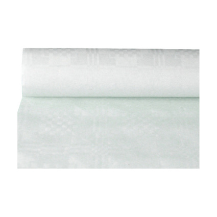 PAPSTAR Nappe damasse, (l)0,8 x (L)50 m, blanc