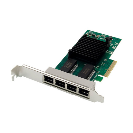 DIGITUS Carte rseau PCI Express Gigabit Ethernet, 4 ports