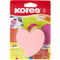 Kores Bloc-note "Coeur", 250 feuilles, 5 couleurs