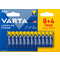 VARTA Pile alcaline Longlife Power, micro (AAA), pack co