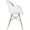 PAPERFLOW Chaise visiteur "KIWOOD", ensemble de 2, blanc