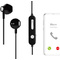 LogiLink Ecouteurs Bluetooth 5.0, stro, noir