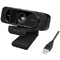 LogiLink Webcam USB Full HD  deux micros, noir