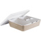 APS Bote-repas SERVING BOX L, 300 x 250 x 80 mm,blanc/beige