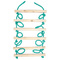 slackers Echelle de corde Ninja, 6 barreaux/ longueur: 2,5 m