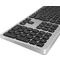 LogiLink Bluetooth Multi-Device Tastatur, silber