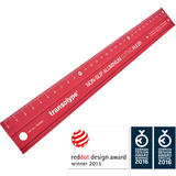 transotype Rgle de coupe PRO, en aluminium, 600 mm