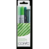 COPIC marqueur ciao, kit de 4 "Doodle pack Green"