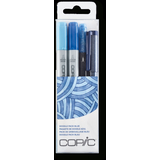 COPIC marqueur ciao, kit de 4 "Doodle pack Blue"