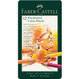 FABER-CASTELL crayons de couleur POLYCHROMOS, tui en mtal