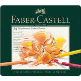 FABER-CASTELL crayons de couleur POLYCHROMOS, tui en mtal