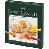 FABER-CASTELL crayons de couleur POLYCHROMOS,bote d'atelier