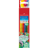 FABER-CASTELL crayons de couleur Colour GRIP, tui de 6