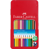 FABER-CASTELL crayons de couleur Colour GRIP, tui de 12