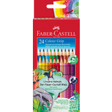 FABER-CASTELL crayons de couleur Colour GRIP, tui de 24