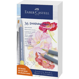 FABER-CASTELL crayon GOLDFABER Aquarelle, bote mtal de 36