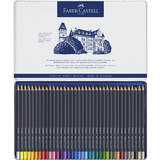 FABER-CASTELL crayons de couleur GOLDFABER, tui en mtal