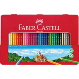 FABER-CASTELL crayons de couleurs hexagonaux CASTLE, tui en