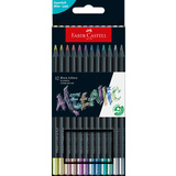 FABER-CASTELL crayon de couleur Black Edition, tui de 12