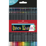 FABER-CASTELL crayon de couleur Black Edition, tui de 36