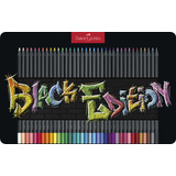 FABER-CASTELL crayon de couleur Black Edition, tui de 36