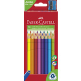 FABER-CASTELL crayons de couleur Jumbo triangulaire, 20 tui
