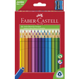 FABER-CASTELL crayons de couleur Jumbo triangulaire, 30 tui