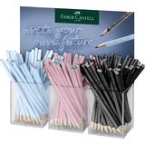 FABER-CASTELL crayon de papier GRIP sparkle Harmony, 3 pots