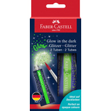FABER-CASTELL gel  paillettes Glow in the dark, 2 x 12 ml