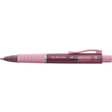 FABER-CASTELL stylo  bille rtractable poly BALL VIEW, rose