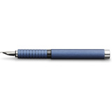 FABER-CASTELL stylo plume essentio Aluminium, bleu, M