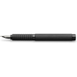 FABER-CASTELL stylo plume essentio Aluminium, noir, F