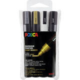 POSCA marqueur  pigment PC-5M, tui de 4