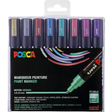 POSCA marqueur  pigment PC-5M, tui de 8, assorti couleurs
