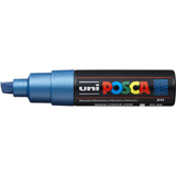 POSCA marqueur  pigment PC-8K, bleu mtallique
