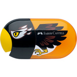 FABER-CASTELL taille-crayon double "aigle", orange/noir