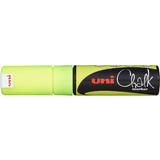 uni-ball marqueur craie chalk marker PWE8K, jaune fluo