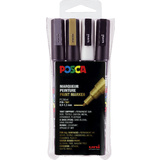 POSCA marqueur  pigment PC-3M, tui de 4