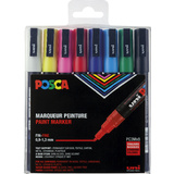 POSCA marqueur  pigment PC-3M, tui de 8, assorti standard