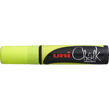 uni-ball marqueur craie chalk marker PWE17K, jaune fluo