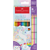 FABER-CASTELL crayon de couleur triangulaire Colour, 10+3