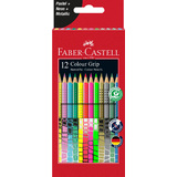 FABER-CASTELL crayon de couleur triangulaire colour GRIP