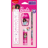 Maped kit d'criture Barbie, 4 pices, sur carte blister