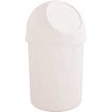 helit poubelle "the flip", 6 litres, blanc