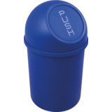 helit poubelle "the flip", 6 litres, bleu