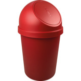 helit poubelle "the flip", 45 litres, rouge