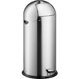 helit poubelle  pdale "the step dome", 52 litres, argent