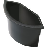 helit insert pour corbeille  papier "the collector", noir