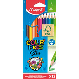 MAPED crayon de couleur COLOR'PEPS Star, tui carton de 12